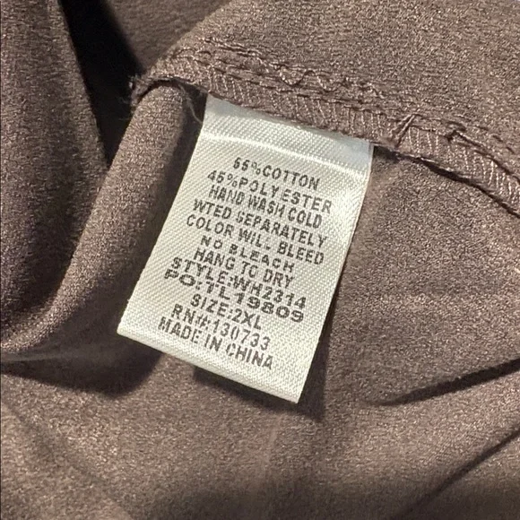 NWOT Umgee Chocolate Brown Vest - Picture 3 of 4